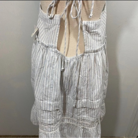 NWT $128 Free People Desert Days Sleeveless Striped Minidress Size L - Picture 11 of 14